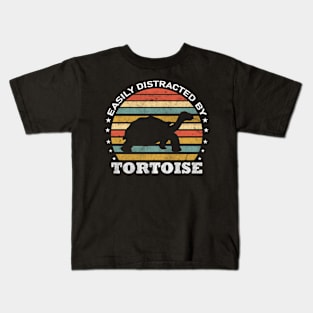 Turtle Easily Distracted By Tortoise Kids T-Shirt